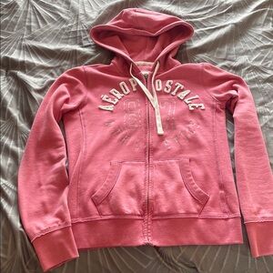 Aeropostale Pink Zip-Up Hoodie